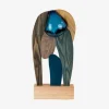 New Abstract Assembly Sculpture - Midnight Blue Furniture