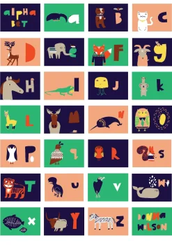Best Sale Alphabet Poster Screen Print Wall Art