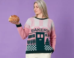 Clearance Bakery Jumper - Teal Lambswool Jumpers