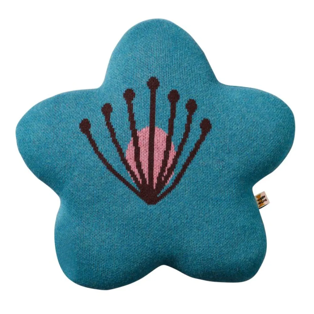 Clearance Bloom Shaped Cushion - Blue Shaped Cushions|Shaped Cushions