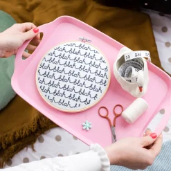 Hot Cotton Clara Blah Blah Embroidery Kit Make Your Own Kits