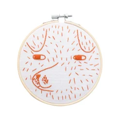 Clearance Cotton Clara Scamp Embroidery Kit Make Your Own Kits