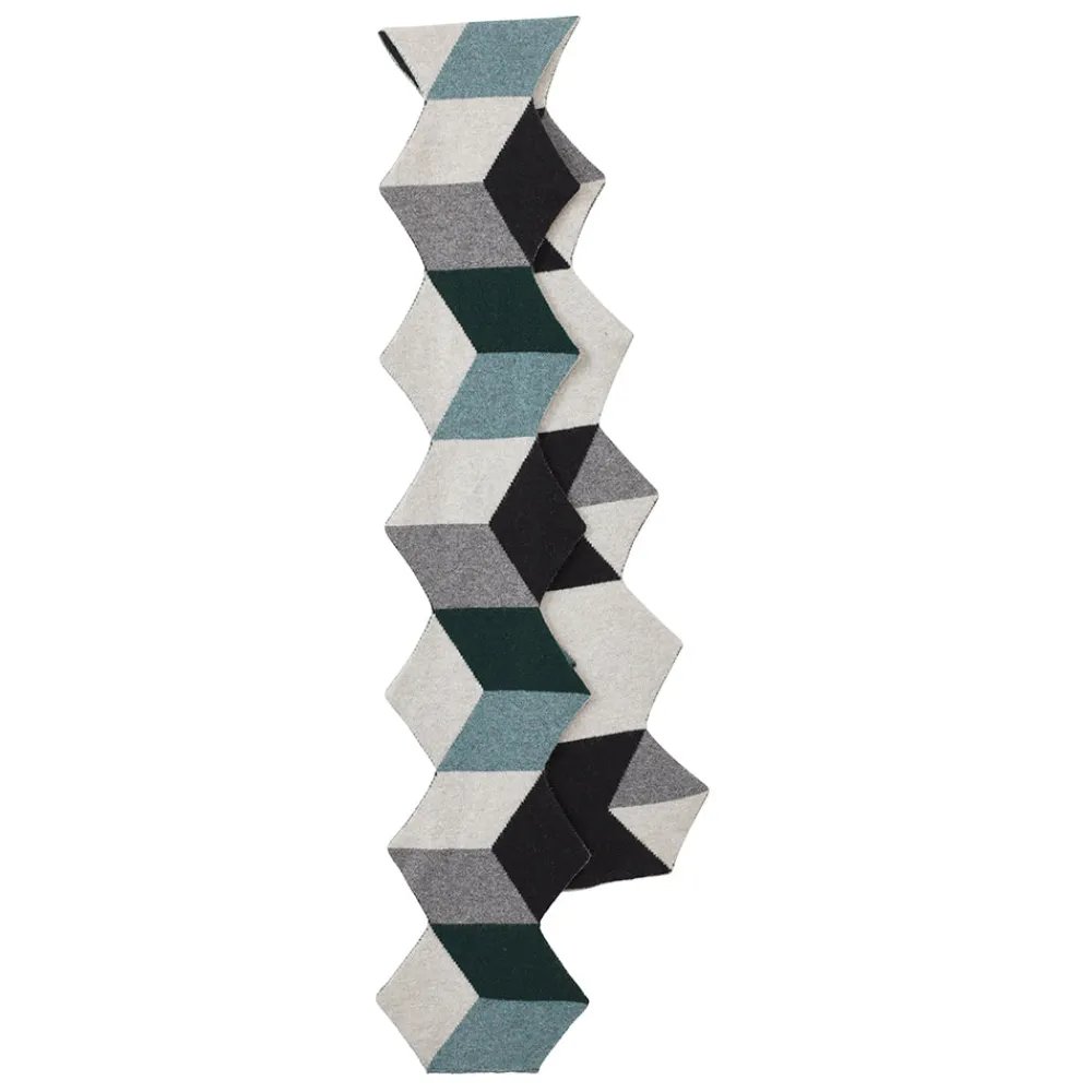 New Cube Scarf - Black Scarves