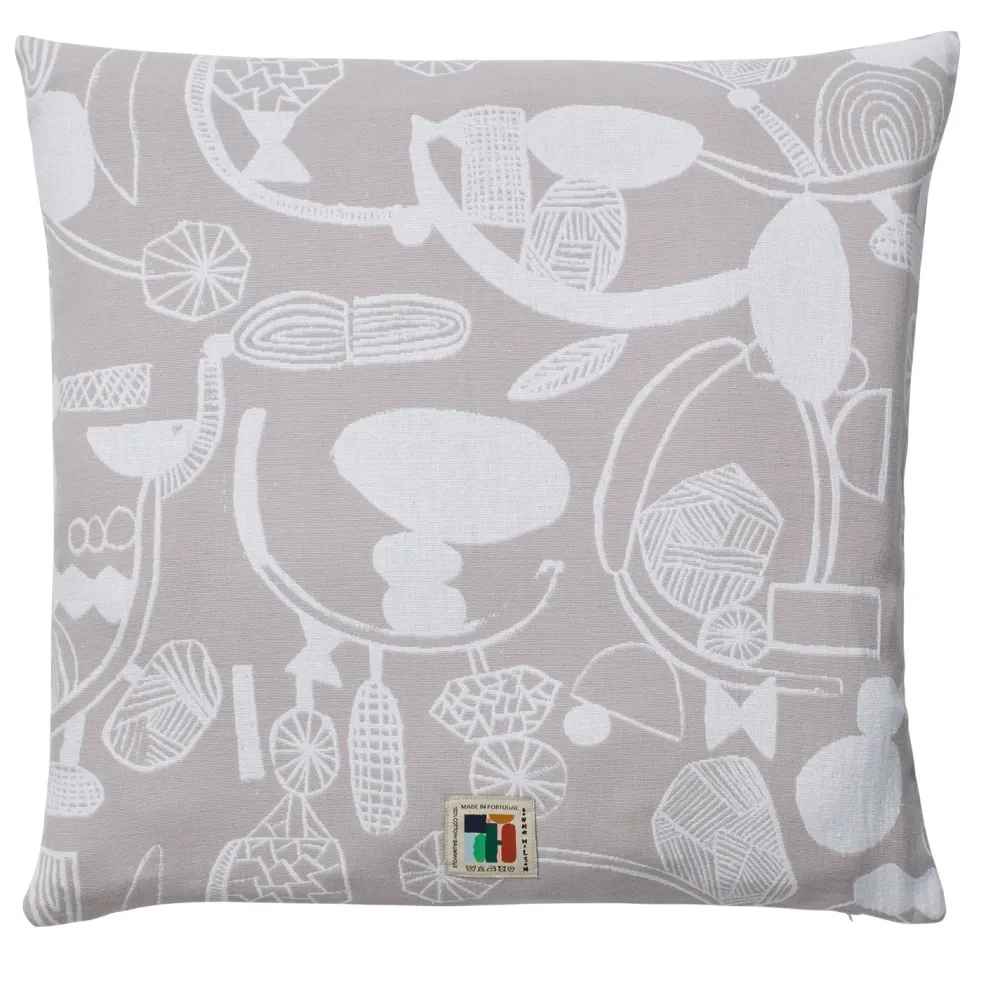Online Doodle Dance Woven Square Cushion Square Cushions