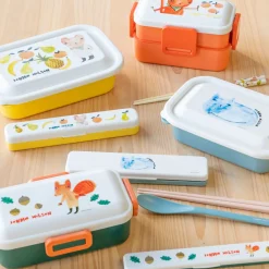 Hot Fruit Bear Bamboo Chopsticks Lunch + Bento Boxes
