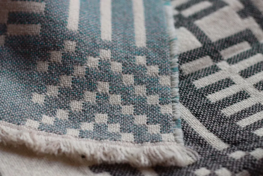 Store Here Comes The Rain Woven Throw Blankets + Throws