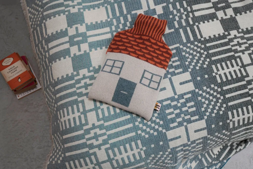 Store Here Comes The Rain Woven Throw Blankets + Throws