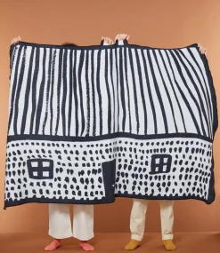 Shop House Shaped Cotton Throw Blankets + Throws