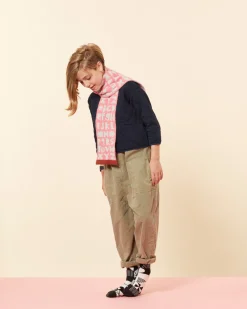 Cheap Kids Alphabet Scarf - Pink Scarves
