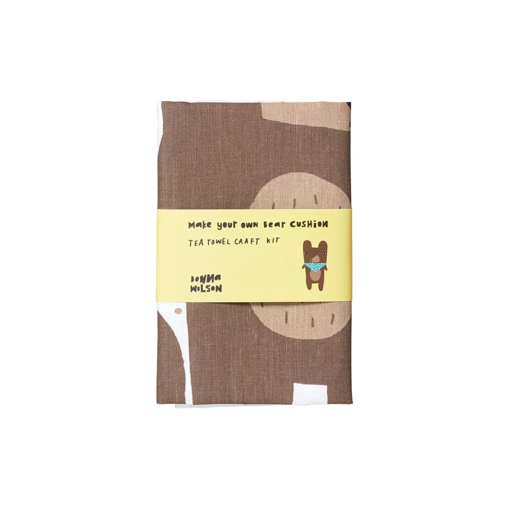 Hot Make Your Own Bear Tea Towel Craft Kit Make Your Own Kits|Kitchen Textiles