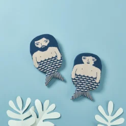 Sale Merman Hot Water Bottle - Blue Hot Water Bottles|Hot Water Bottles