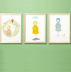 Fashion Mother Hen Print Screen Print Wall Art