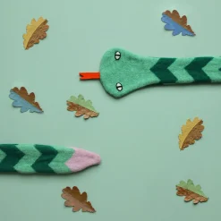 Flash Sale Snake Scarf - Green/Pink Scarves