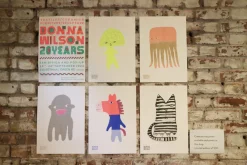 Store Suki Mushroom 20 Years Riso Print - Limited Edition Screen Print Wall Art